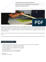 #07 - Projeto Mesa de Impressao Plana Grande - Curso de Silk Screen