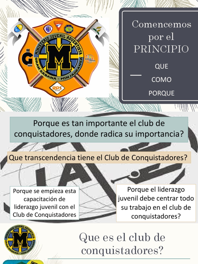 Que Es El Club de Conquistadores | PDF | Iglesia Adventista del Séptimo Día  | Religión y creencia