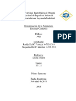 Tarea N°1 Sistemas Contables Ruddy Fonseca y Alejandra Sanchez