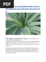 Tudo Sobre a Babosa - Aloe Vera➦Uso Interno possui diversos benefícios