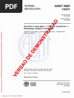 Alumínio e Suas Ligas - Telhas e Acessórios - Requisitos, Projeto e Instalação