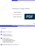 Application Architectures, Design Patterns: Martin Ledvinka