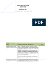 Nurs1020 Clinical Midterm Evaluation