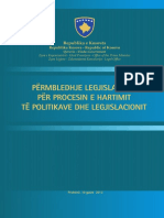 PERMBLEDHJE LEGJISLACIONI PER PROCESIN E HARTIMIT TE POLITIKAVE DHE LEGJISLACIONIT B.M.KAJTAZI 10 Gusht 2012 PDF