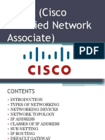 CCNA (Cisco Certified Network Associate)