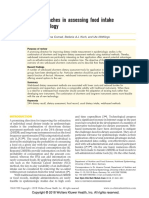 New Approaches in Assessing Food Intake in Epidemiology: Review