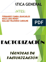 Factores polinomios