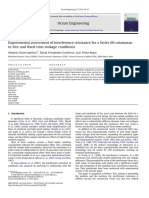 Experimental Assessment of Interference Resistance for Catamarans