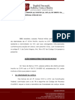 Acao de Danos Morais Atendimento Banco