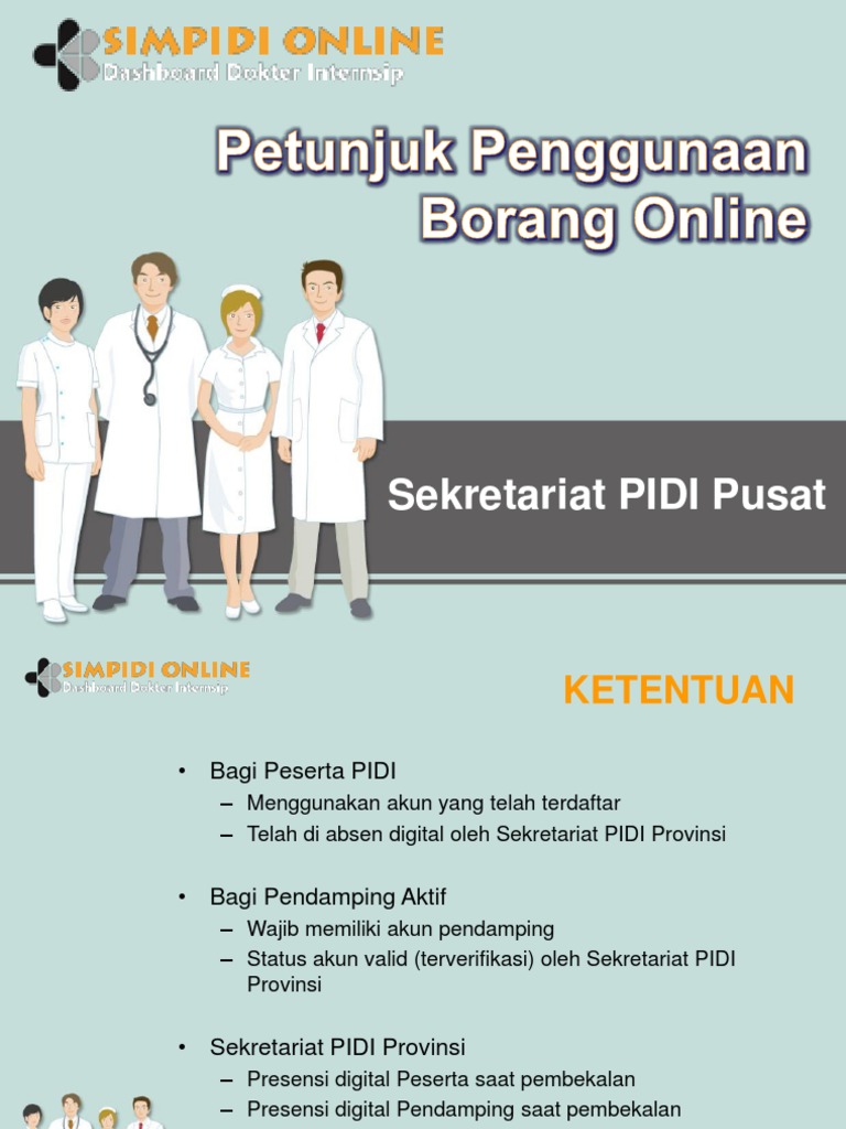Petunjuk Umum Penggunaan Borang Online Ver 1