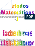 Ecuaciones Diferenciales Ordinarias de Segundo Orden Clase 131113.31753311