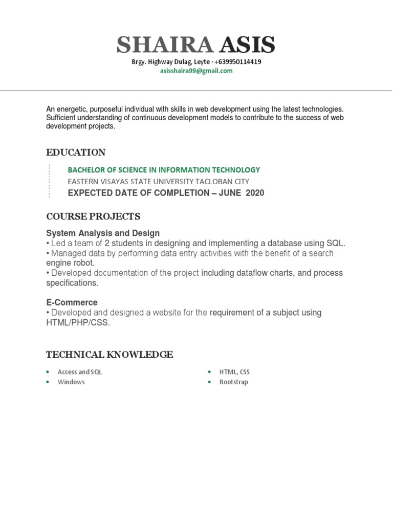 Front-End Web Developer Internship Application | PDF | Design | Web ...