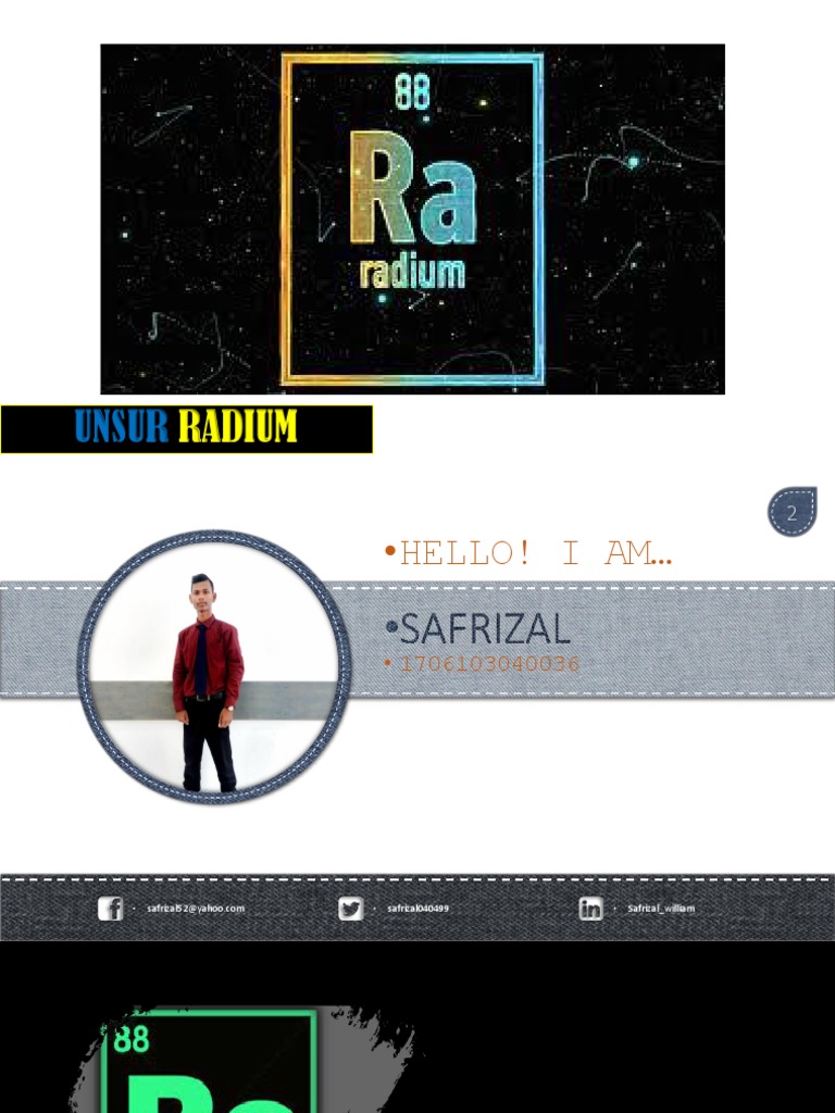 Radium | PDF | Sains & Matematika
