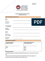 Borang Pengambilan Barang Suai Kenal: Orientation Kit Form