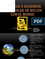 Convenios y Acuerdos Comerciales de Bolivia Con El Mundo