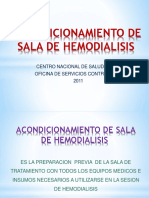 Acondicionamiento de Sala de Hemodialisis