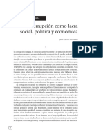 DEMOCRACIA O CORRUPCIÓN - LA CORRUPCIÓN COMO LACRA SOCIAL, POLÍTICA Y ECONÓMICA