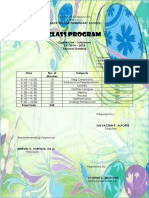 Class Program-2nd Grading