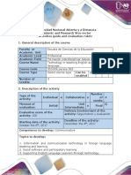 Activities Guide and Evaluation Rubric Unit 2- Step 4. Design the Blog Octubre 23