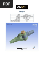 Ansys Report of Knuckle Joint