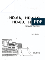 HD-6A, HD-6AG, HD-6B, HD-6E Crawler Tractor Parts Catalog