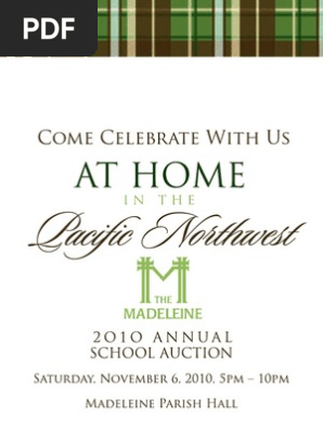 Madeleine Auction Catalog 2010