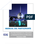 Manual Del Participante - Factores Humanos en La Aviación y La Admon de Los RRHH