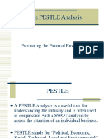 The PESTLE and SWOT Analysis