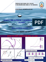 Efecto Del Espesor y Numero Infinito de Alabes PDF