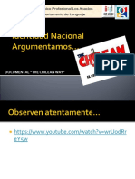 Chilean Way Actividad Argumentativa