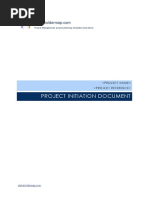 PID Project Initiation Document Template PDF