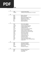 Economic Abbreviations 