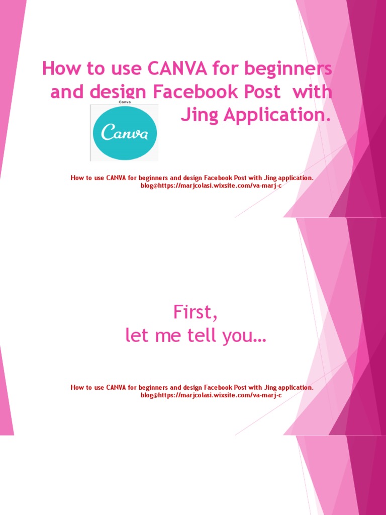 Canva Basics for Beginners Guide | PDF | Graphic Design | Facebook
