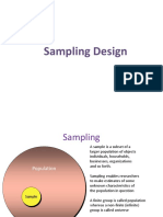 Lecture For Sampling Design