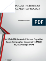 Secure Cognitive Beamforming for Cooperative MISO-NOMA Using SWIPT