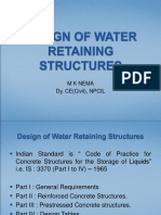 Water Retaining Structure