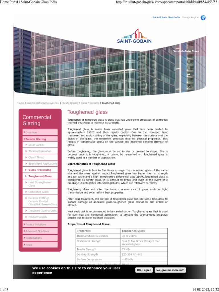 Saint-Gobain Glass India Overview | PDF | Business