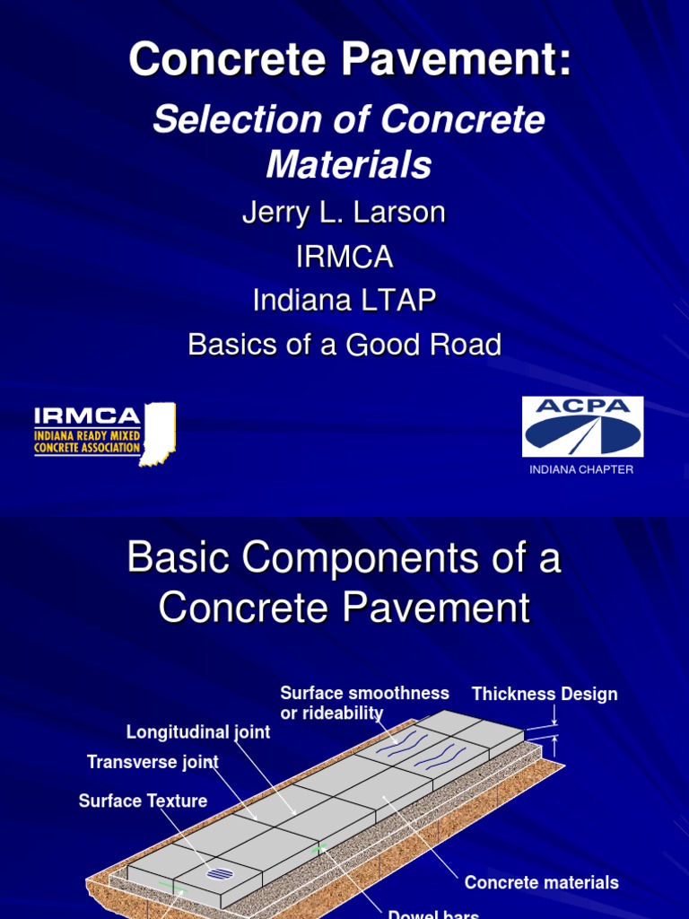 Types of Concrete Pavement Explained | PDF | Road Surface | Concrete