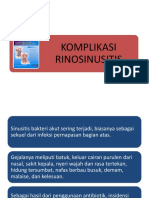 Komplikasi Rinosinusitis 1