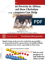 Persistent Poverty in Africa: Why and How Christian Ivy Leaguers Can Help