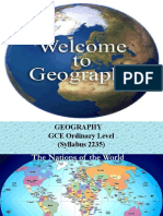 Intro 2235 Core Geography