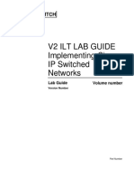 V2 Ilt Lab Guide Implementing Cisco IP Switched Networks: Switch