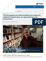 Puntoedu - Entrevista a Fernando Tuesta