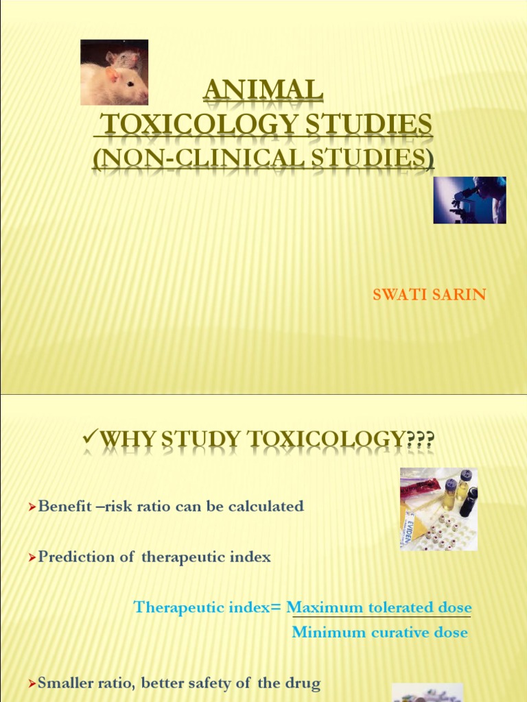 Animal Toxicology PDF Phases Of Clinical Research Toxicology