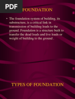 Types of Foundations PDF | PDF | Deep Foundation | Foundation (Engineering)