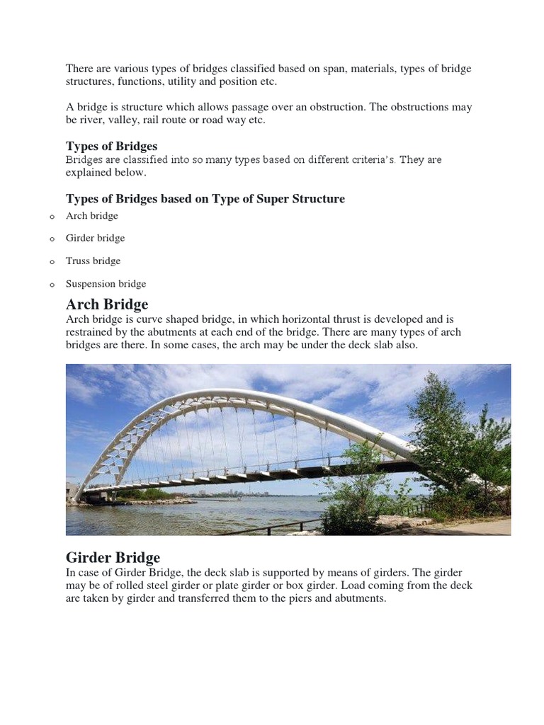 Types Of Bridges Pdf – Definition and Types of Bridges PDF – RRSWP