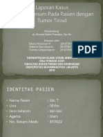 Laporan Kasus Tumor Tiroid