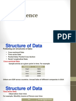 Data Structures and Measurement Scales