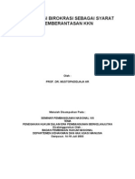 Reformasi Birokrasi Sebagai Syarat - Mustopadijaja