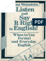 Listen and Say It Right in English When to Use Formal and Everyday English - Nina Weinstein.pdf